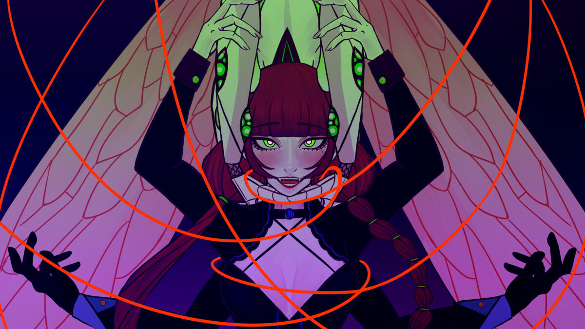 Art of Celestia with the red thread